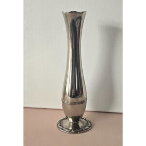 International Silver Company Bud Vase Vintage Silverplate Cottagecore Farmhouse